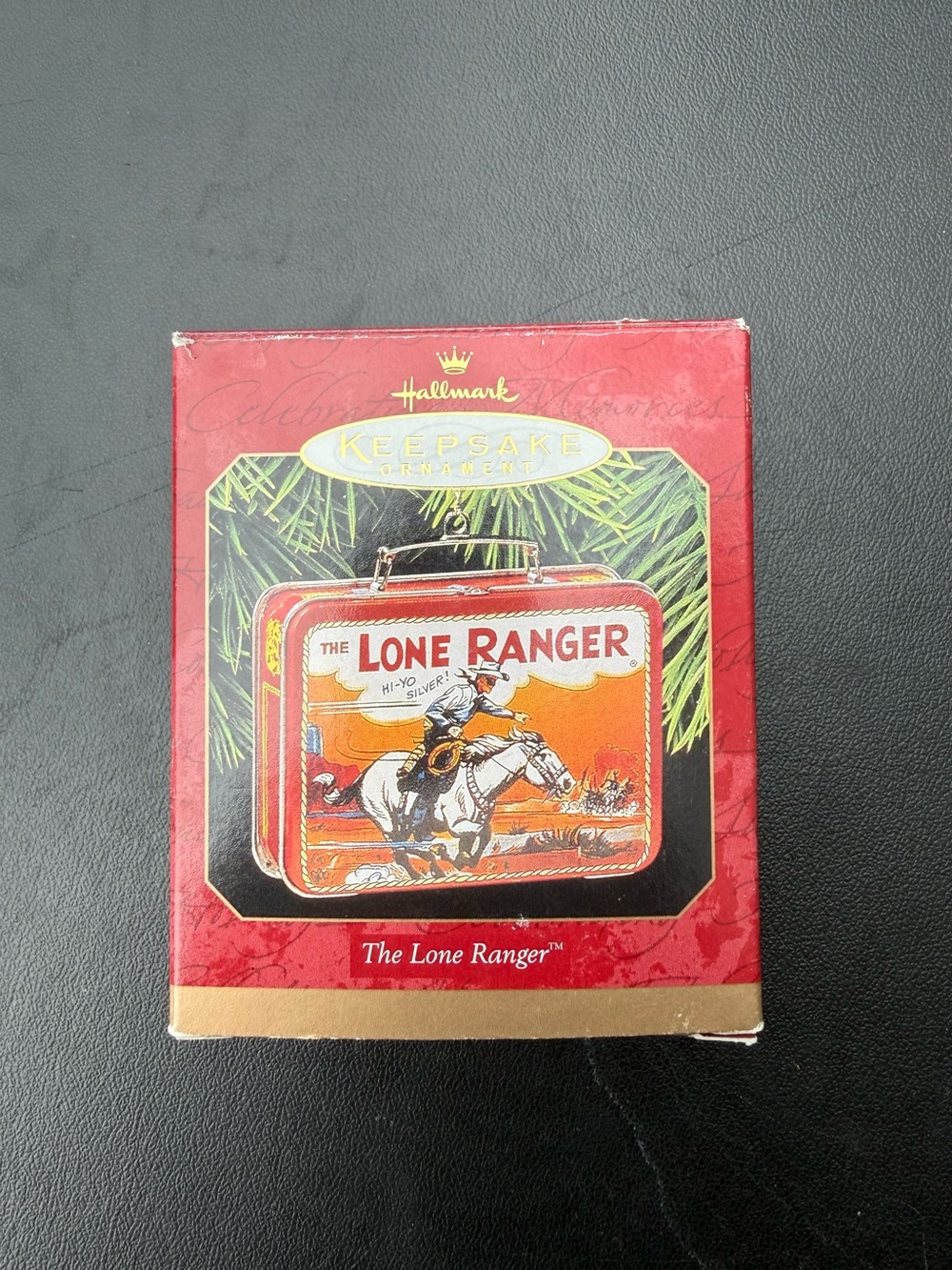 Hallmark Keepsake Ornament - Red Lone Ranger Tin Lunchbox Design
